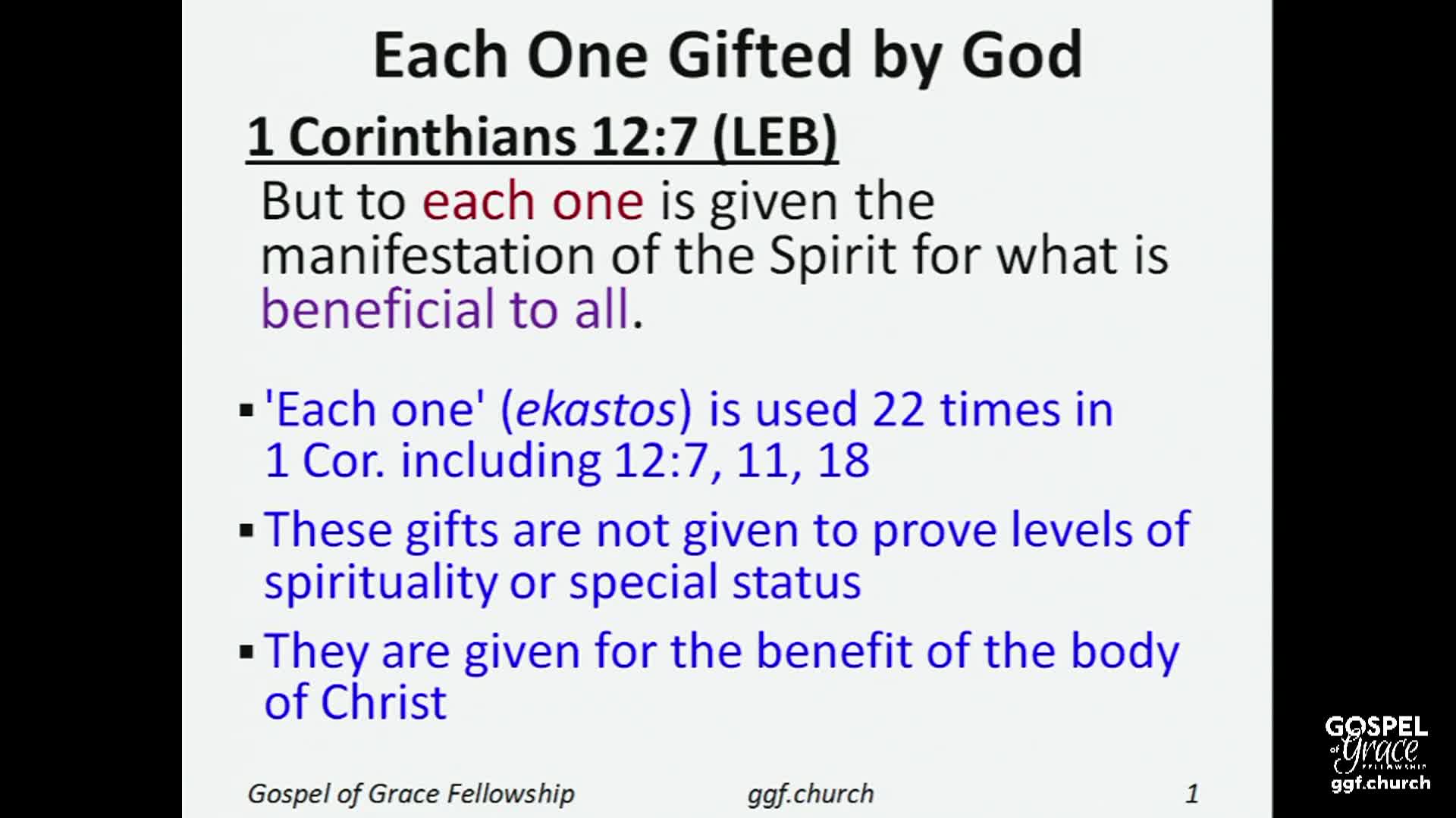 Thumbnail image for Gospel of Grace Fellowship